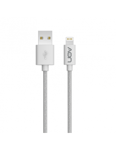 Cable AON USB a Lightning MFI 2m Blanco