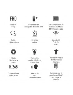 Cámara Wi-Fi con Batería -... 2